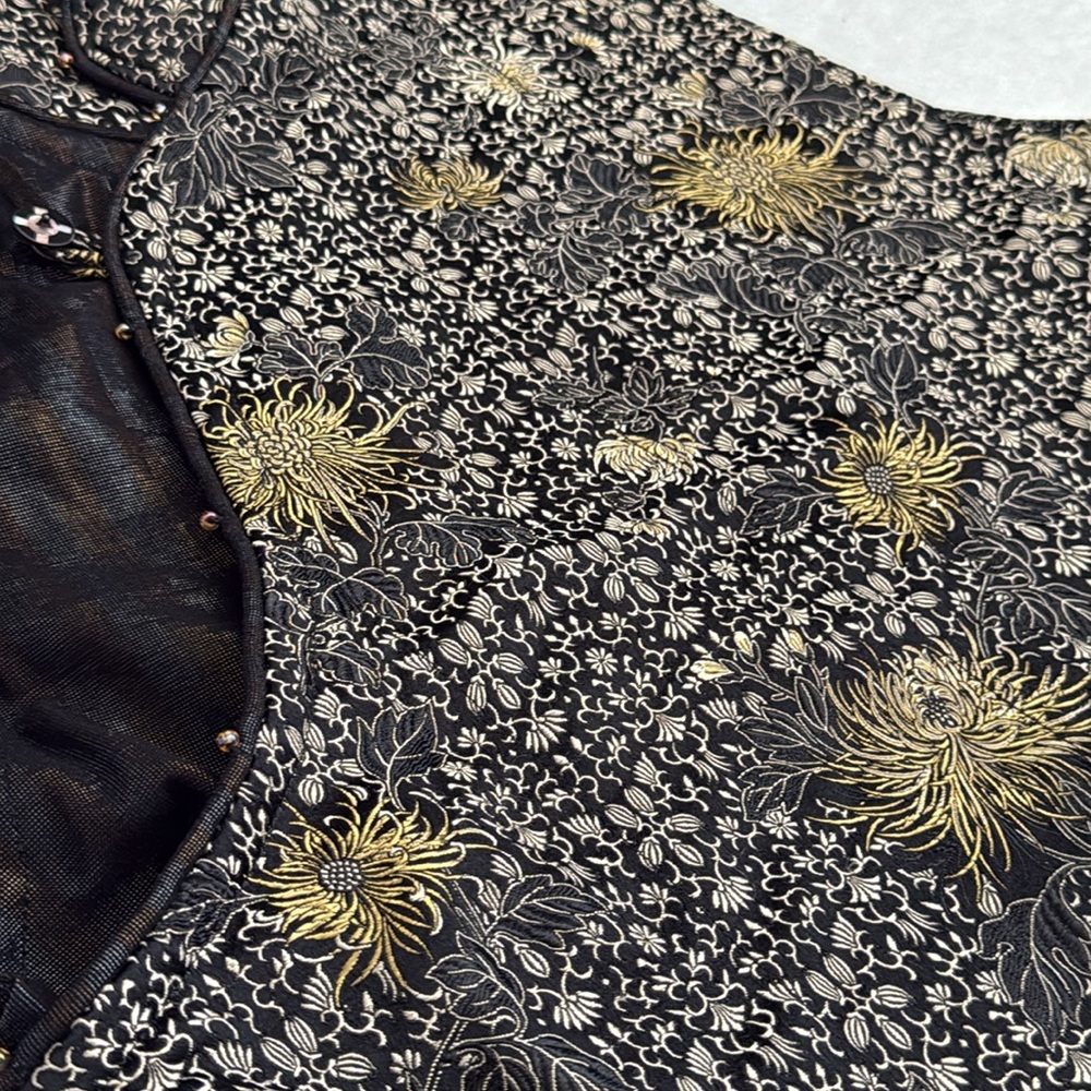 {NWT} Nadya | Reversible Mixed Media Tibet Tibetan Vest Top Handmade in Bali XS - Picture 6 of 16